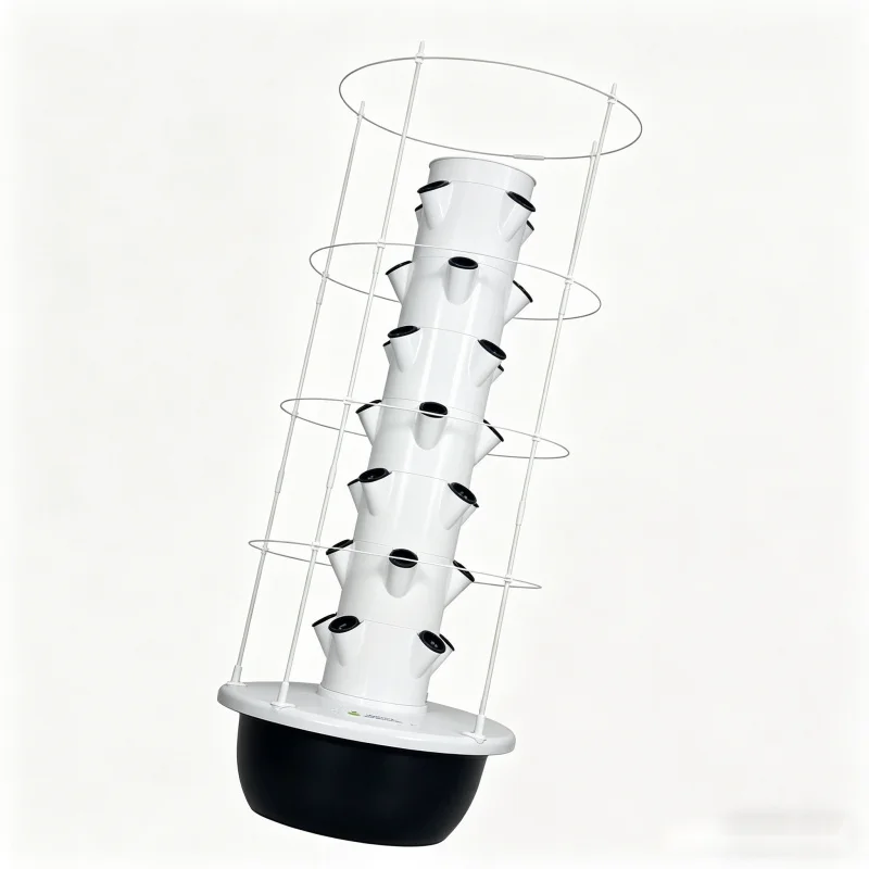 Smart Garden Tower - 9-stöckiger Aeroponischer Hydroponischer Gemüseanbau mit Rankgitter