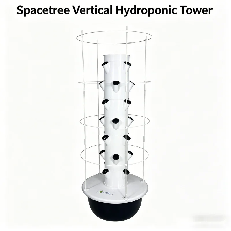 Smart Garden Tower - Intelligentes Vertikales Hydroponisches Turm-Gartensystem für Innenräume