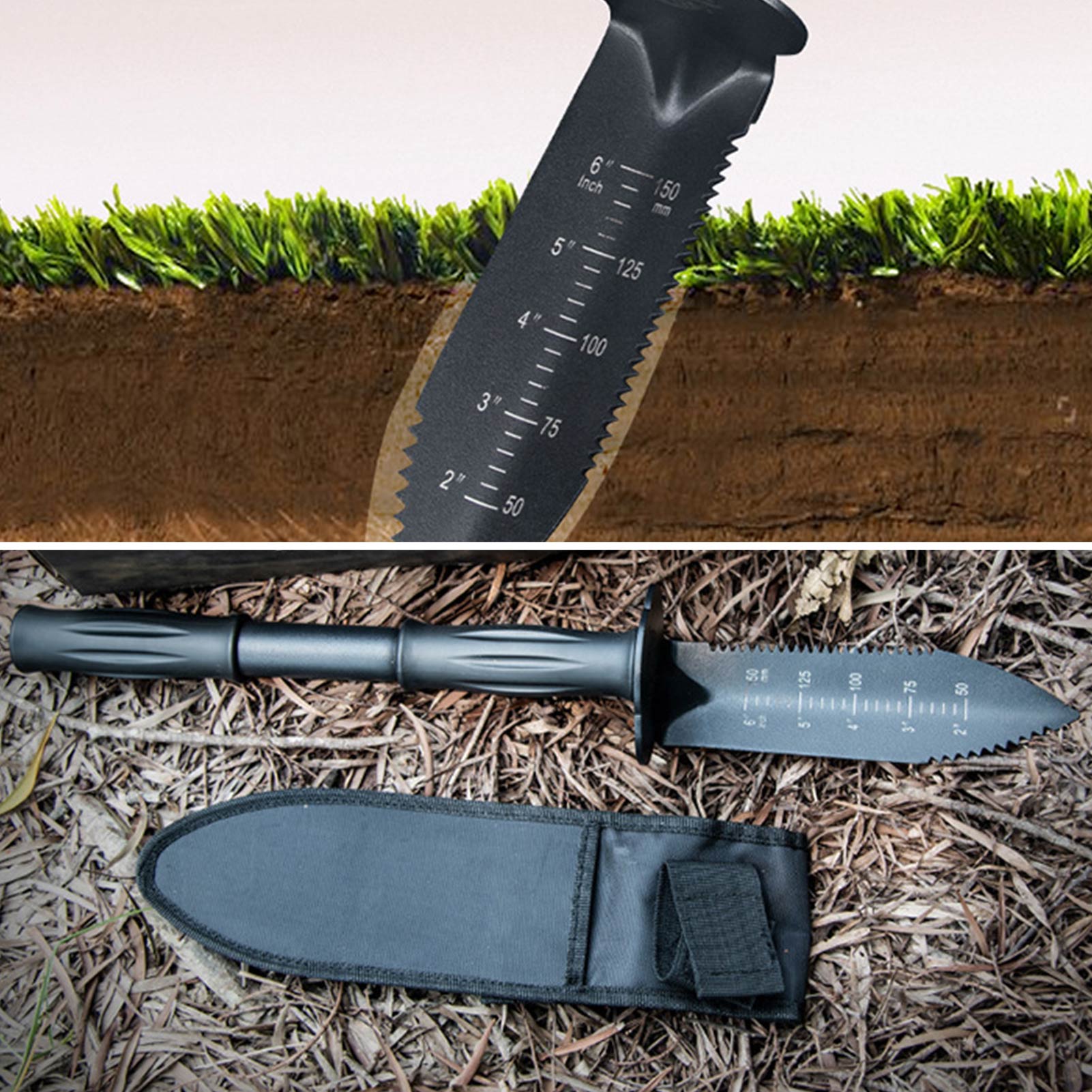Smart Garden Edging - Metall detektor Grab werkzeug gezackten Kanten