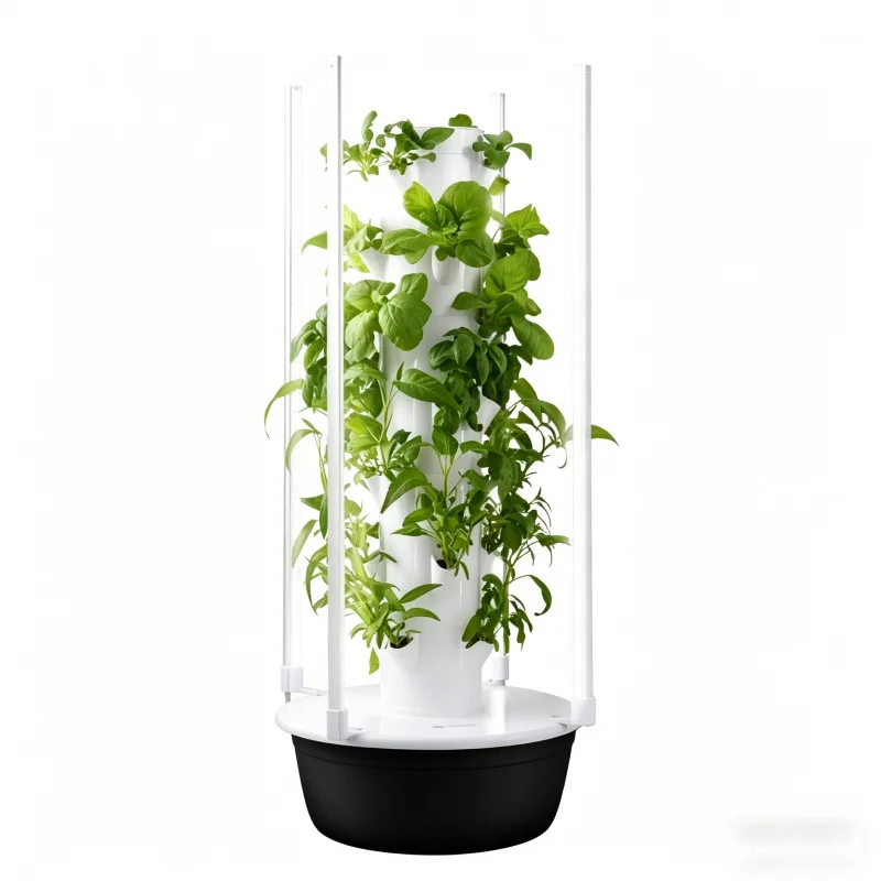 Smart Garden Tower - SpaceTree Vertikaler Hydroponischer Turm Intelligenter Gemüseanbau