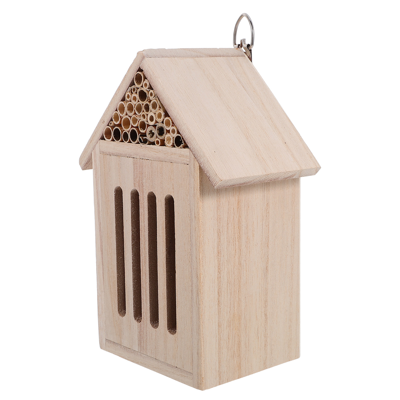 Insect Hotel Wood - Hölzernes Insektenhotel Insekten-Garten Outdoor-Unterstand Nistkasten für