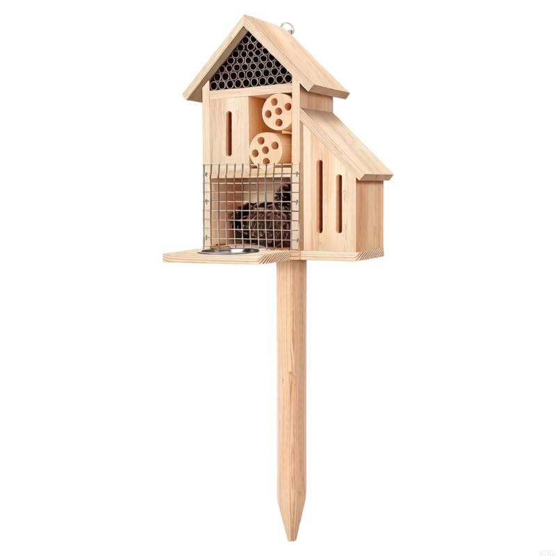 Hölzernes Insektenhaus auf ein – Insect Hotel Wood Bewertung und Preis
