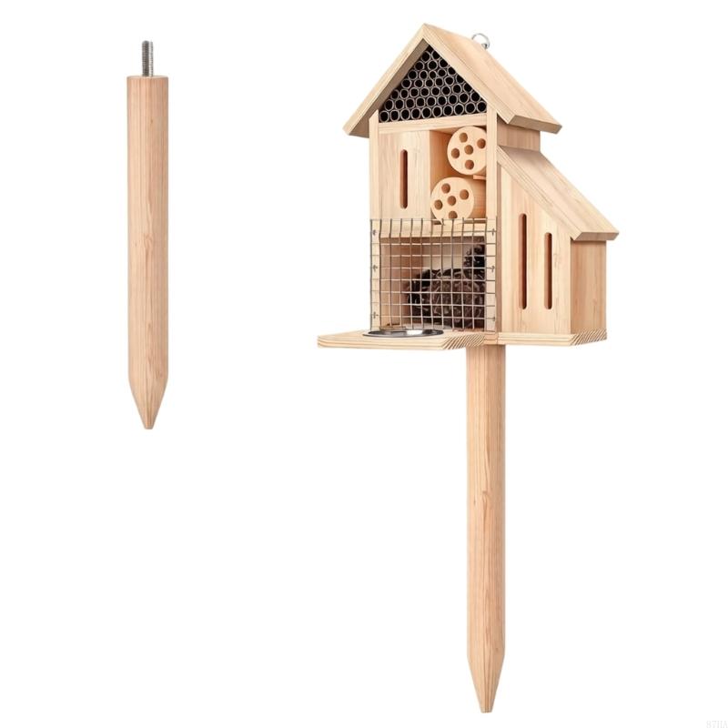 Hölzernes Insektenhaus auf ein – Insect Hotel Wood Bewertung und Preis