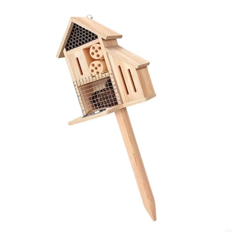 Hölzernes Insektenhaus auf ein – Insect Hotel Wood Bewertung und Preis