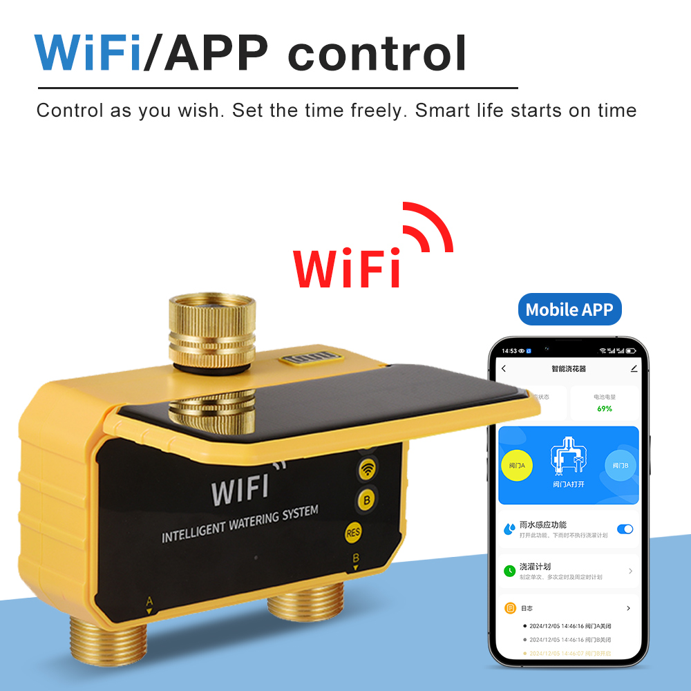 1/2/4 Ausgänge Garten-Solar-Be – Smart Garden Monitoring System Bewertung und Preis