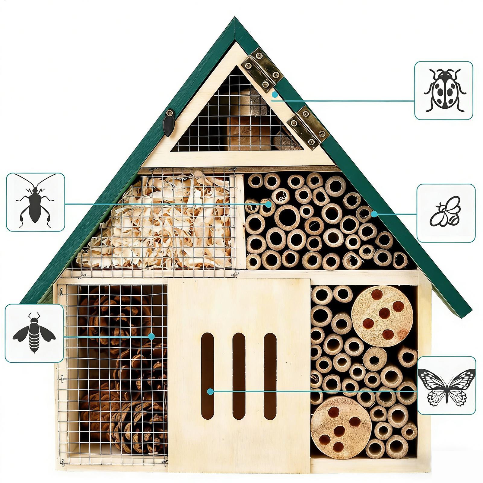Insektenhotel Bienenhaus aus H – Insect Hotel Wood Bewertung und Preis