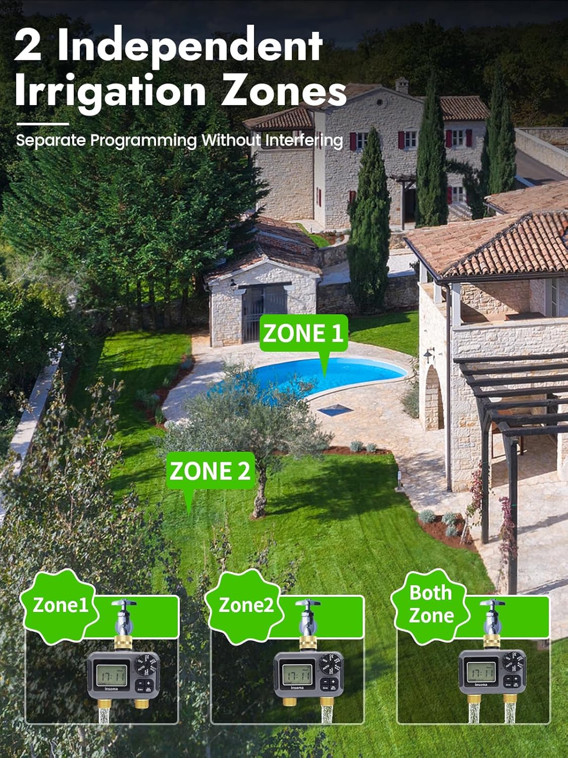 Dual Outlets Smart Irrigation  – Smart Garden Monitoring System Bewertung und Preis