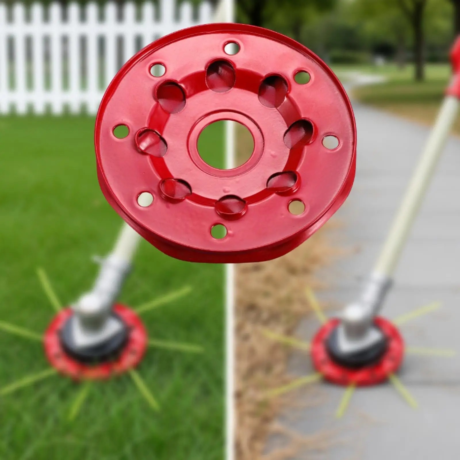 Eisen-8-Loch-Scheiben-Rasentri – Smart Garden Edging Bewertung und Preis
