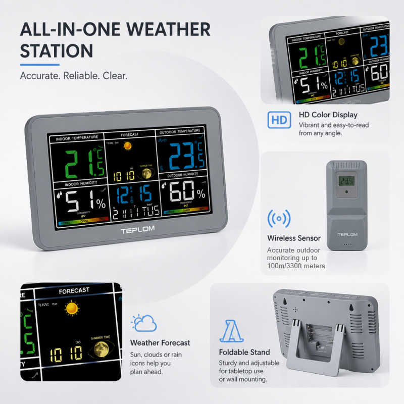 TEPLOM Multifunktionale Digita – Garden Weather Station Bewertung und Preis