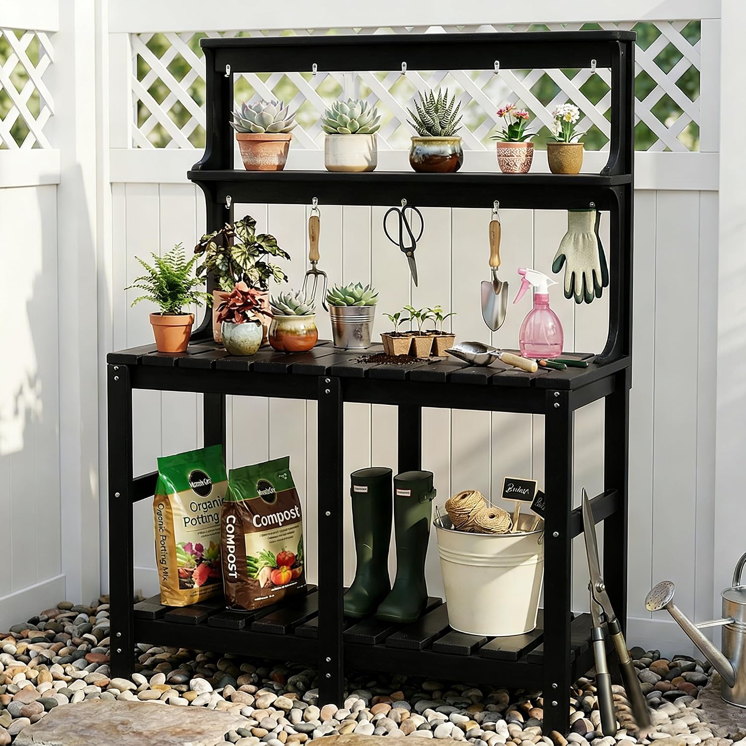Allwetter-Gartentisch aus HDPE – Garden Weather Station Bewertung und Preis
