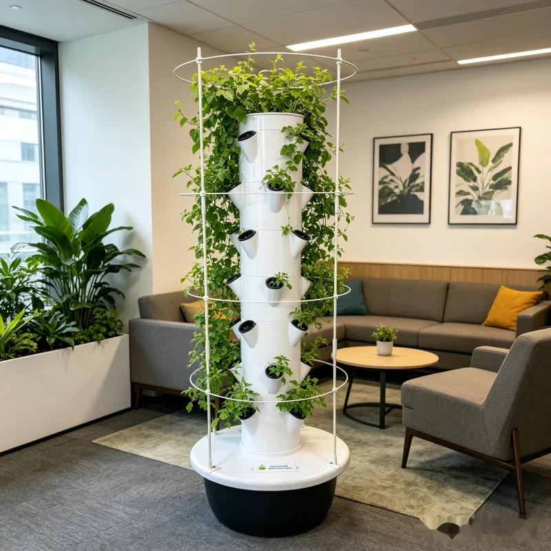 9-stöckiger Aeroponischer Hydr – Smart Garden Tower Bewertung und Preis