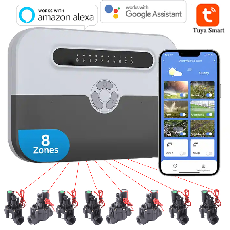 8-Stationen WLAN Smart Sprinkl – Smart Garden Monitoring System Bewertung und Preis