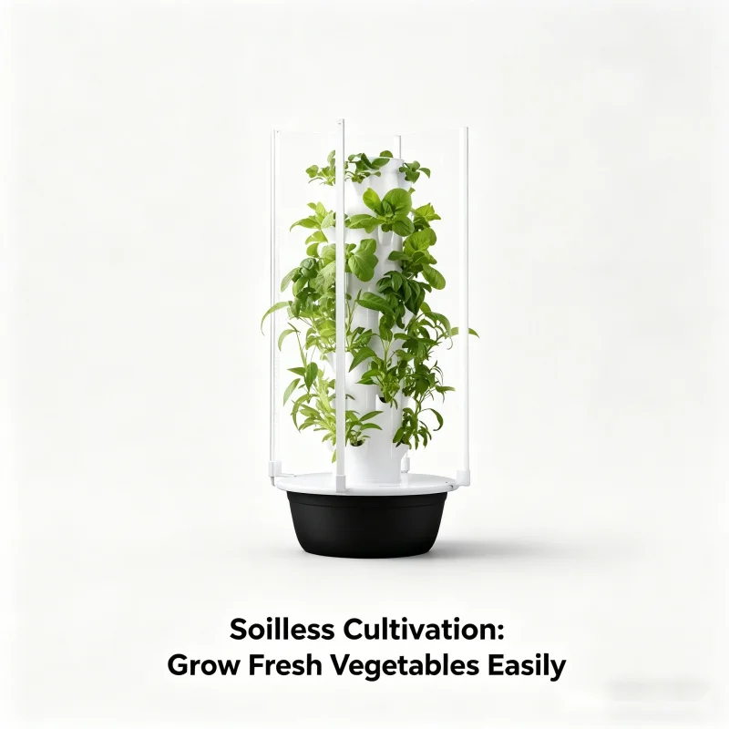 SpaceTree Vertikaler Hydroponi – Smart Garden Tower Bewertung und Preis