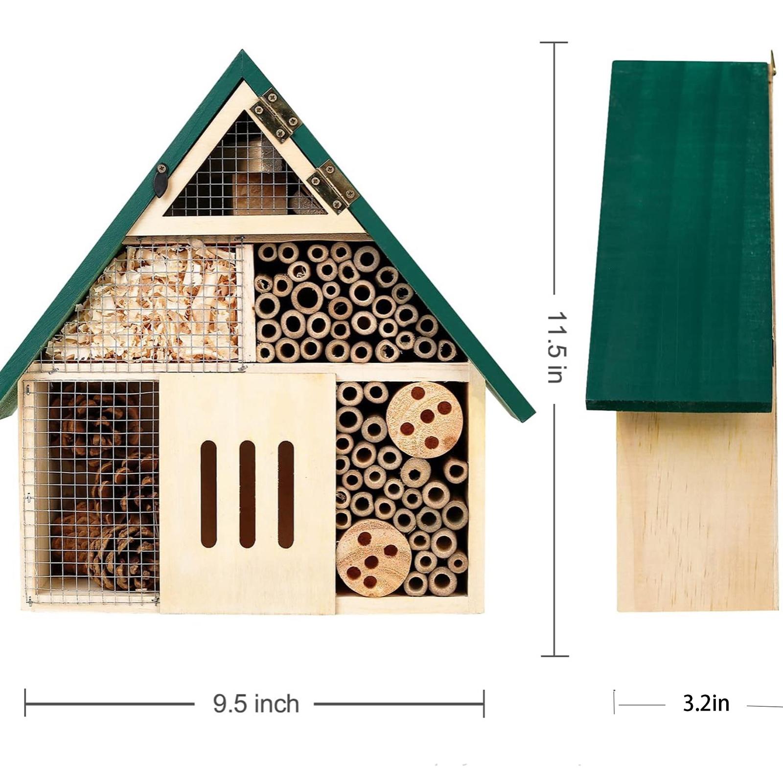 Bienenhotel Nützliches Bienen- – Insect Hotel Wood Bewertung und Preis