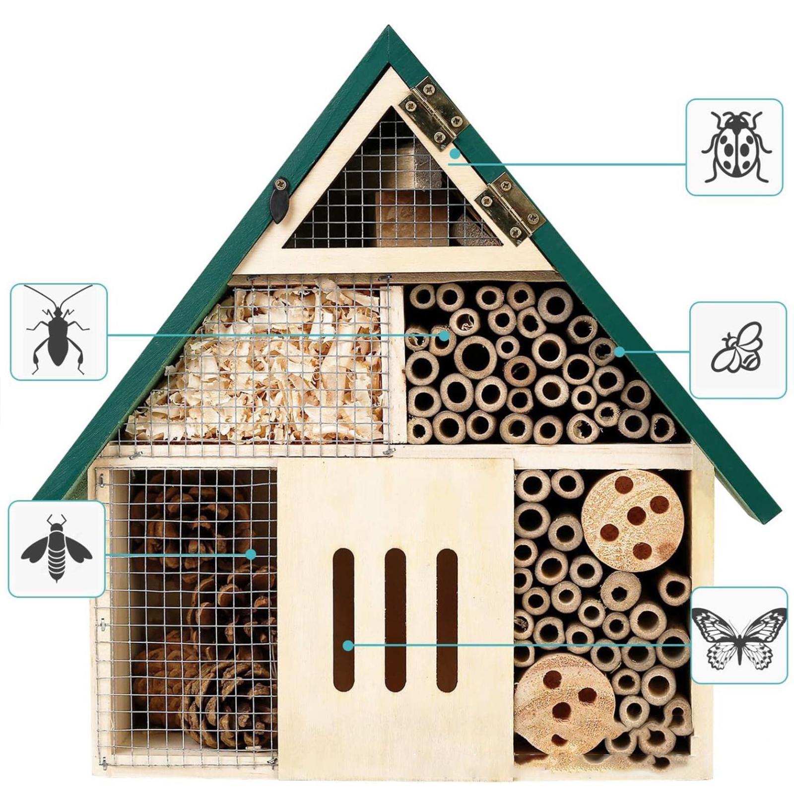 Bienenhotel Nützliches Bienen- – Insect Hotel Wood Bewertung und Preis