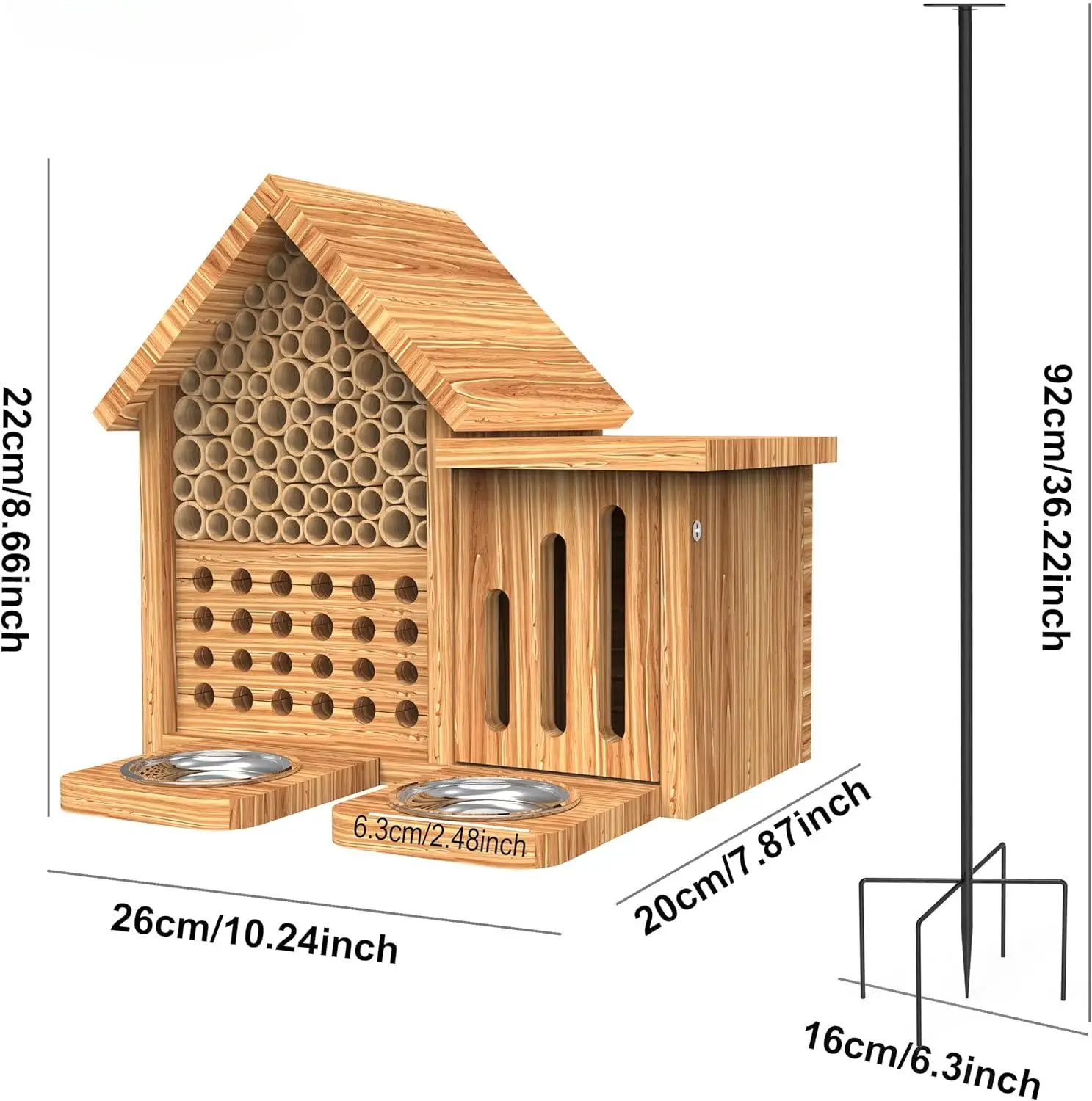 Wasserdichtes Insektenhotel: N – Insect Hotel Wood Bewertung und Preis